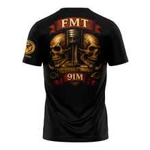 Load image into Gallery viewer, 6-1 CAV 91M FMTs "Athletic" Fit Guardian Black Poly TShirt (Premium)
