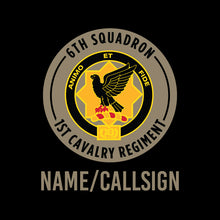 Load image into Gallery viewer, Dakota Trp 6-1 Cav Black Hyperion Poly Hoodie (Premium)
