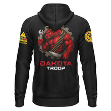 Load image into Gallery viewer, Dragoon Trp 6-1 Cav Black Hyperion Poly Hoodie (Premium)

