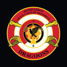 Load image into Gallery viewer, Dragoon Trp 6-1 Cav Black Hyperion Poly Hoodie (Premium)

