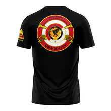 Load image into Gallery viewer, Dragoon Trp 6-1 Cav "Athletic" Fit Guardian Black Poly TShirt (Premium)
