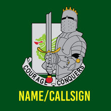 Load image into Gallery viewer, 2-37AR HHC &quot;Athletic&quot; Fit Guardian Green TShirt (Premium)
