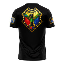 Load image into Gallery viewer, Forerunners HHC "Athletic" Fit Guardian Black Poly TShirt (Premium)
