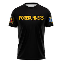 Load image into Gallery viewer, Forerunners HHC "Athletic" Fit Guardian Black Poly TShirt (Premium)
