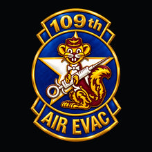 Load image into Gallery viewer, 109th Air Evac Black Hyperion Poly Hoodie (Premium)
