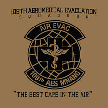 Load image into Gallery viewer, 109th Air Evac Brown Guardian Poly TShirt (Premium)
