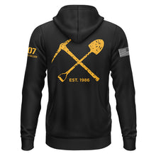 Load image into Gallery viewer, NTC - Goldminers Black Hyperion Poly Hoodie (Premium)
