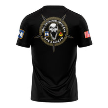 Load image into Gallery viewer, HSC Spearhead 46th ASB &quot;Athletic&quot; Fit Guardian Black TShirt (Premium)
