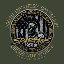 Load image into Gallery viewer, 1-36 IN Bn &quot;Athletic&quot; Fit Guardian OD Green Poly TShirt (Premium)
