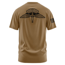 Load image into Gallery viewer, JRTC Airdrop Branch FFJM &quot;Loose&quot; Fit Brown Poly TShirt (Premium)
