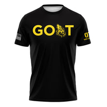 Load image into Gallery viewer, NTC Wolf GOAT &quot;Athletic&quot; Fit Guardian Black TShirt (Premium)
