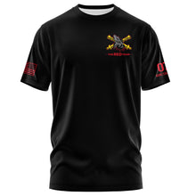 Load image into Gallery viewer, NTC Red Team &quot;Loose&quot; Fit Guardian Black TShirt (Premium)
