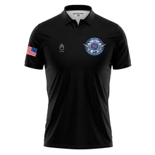 Load image into Gallery viewer, USARPAC AVN Black Fusion Polo (Premium)
